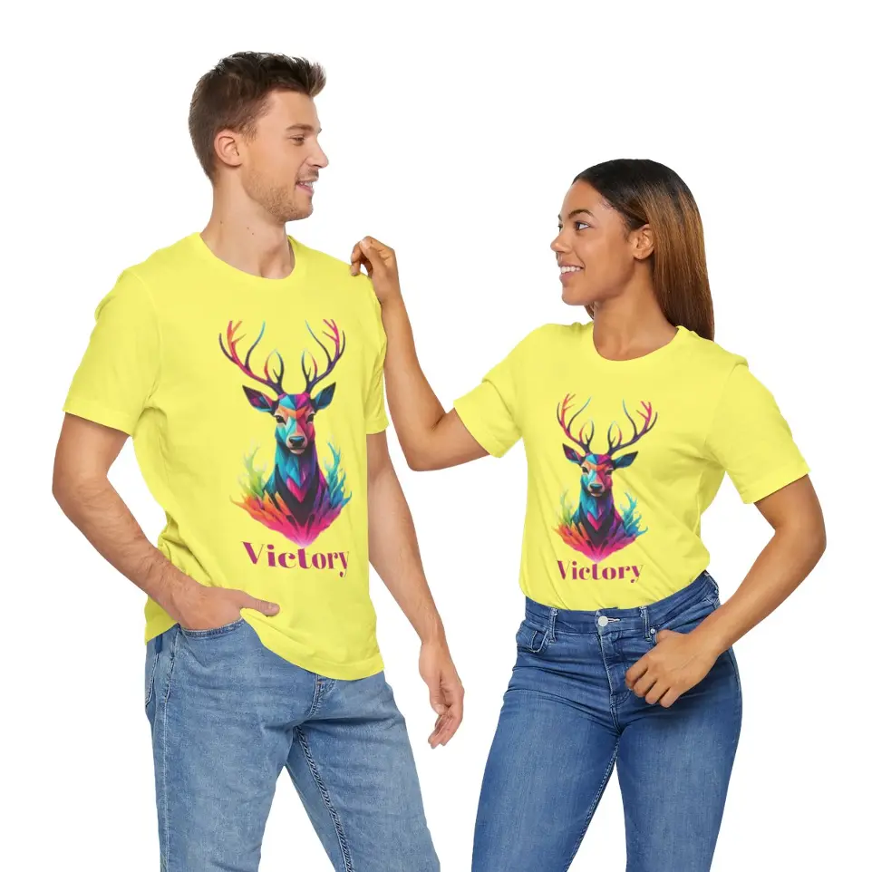 Victory Tee,Deer Stag, Antlers King, Forest Wild Elk, Forest Deer Tee, Hunting Shirt, Deer Shirts, Hunting gifts,Unisex T-Shirt, Gifts,S-3X